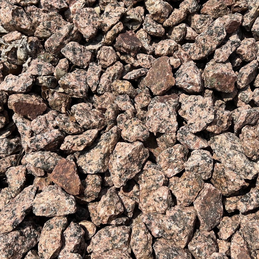 Dynamite Orange Granite : 1-1/4 Inch